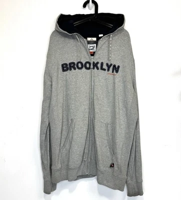 Sudadera con capucha de colección Triple 5 Soul NYC Brooklyn cremallera completa para hombre 2XL 90’s Foto 1 de 4