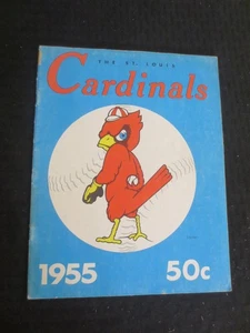 1955 St Louis Cardinals Yearbook Stan Musial - Picture 1 of 3