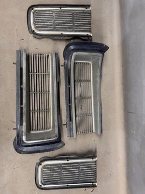 1968 1969 Pontiac GTO решетка скрытый фары двери отделки молдинг фары - Изображение 1 из 4