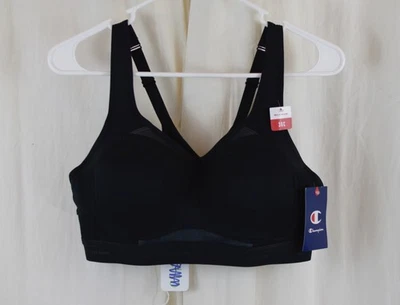 Champion Women's Sports Bra Motion Control High-Impact Black Size 38C - Image 1 of 3