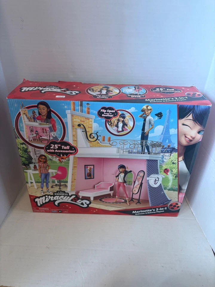 Juego de dormitorio y balcón Miraculous Ladybug Superhero Marinette's 2 en 1 Foto 1 de 3