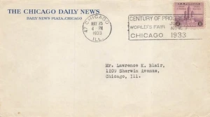 729 3c CENTURY OF PROGRESS - Chicago Daily News - Picture 1 of 1