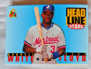 1994 Upper Deck Baseball Fun Pack #205 Rondell White Cliff Floyd Fold out Sealed
