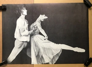 Póster Original Vintage de Fonteyn y Nureyev La Asociación Perfecta Ballet Años 60 - Imagen 1 de 10