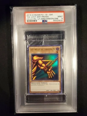 Left Arm of the Forbidden One SEALED Pack PSA 9 MINT Exodia - YuGiOh LART-EN005 - Image 1 of 2