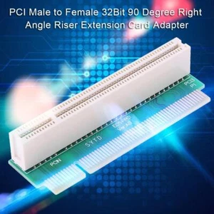 PCI Male to Female 32Bit 90 Degree Right Angle Riser Card Adapter(Reverse) DE - Bild 1 von 7