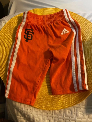 San Francisco Giants Adidas Orange Pants 0/3 Months (T3) Cover