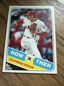 Shohei Ohtani 2018 Topps Heritage Now and Then RC LOS ANGELES ANGELS - Picture 1 of 2