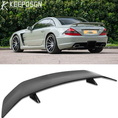 For Mercedes-Benz SL55 SL65 SL63 SL500 AMG 46" Rear Spoiler GT Wing Carbon Fiber - Image 1 of 4
