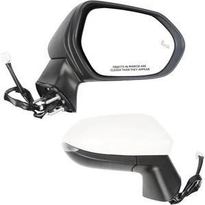 Passenger Side Mirror White for 2019-2022 Toyota Corolla Right Door Rearview Mir - Picture 1 of 7