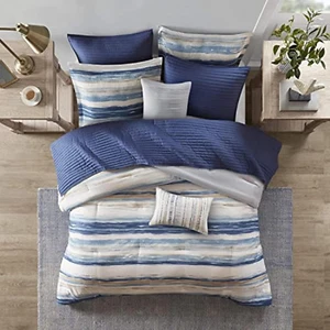 Marina Comforter Quilt Combo Set - Modern Luxury Design, All Season down Alterna - Picture 1 of 2