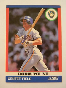 Tarjeta de béisbol Robin Yount #38 Brewers 1991 SCORE SUPER STAR - usada - en muy buen estado - Imagen 1 de 2
