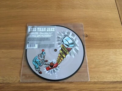 Less Than Jake-Overrated.7" picture disc. - Image 1 of 2