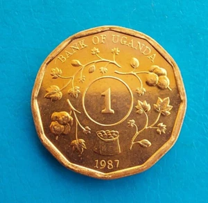 Uganda 1 Shilling 1987 Km 27 UNC - Picture 1 of 2