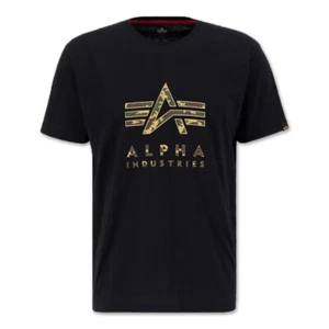 Alpha Herren T-Shirt Camouflage Tarnfarbe Camo PP T black schwarz UVP 34,90 - Bild 1 von 35