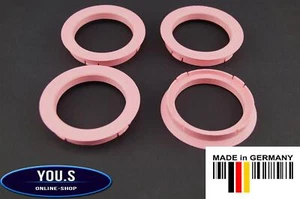 4x Bagues de Centrage 74,1 60,1 pour CMS DBV Proline Schmidt Lexus Renault FZ20 - Picture 1 of 2