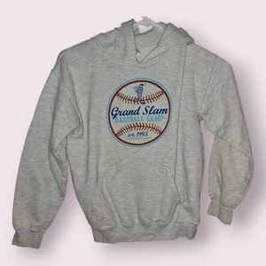 Sudadera con capucha de manga larga para campamento de béisbol de Grand Slam para niños Gildan mediana - Imagen 1 de 5