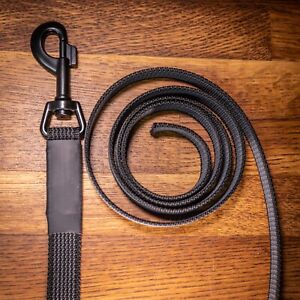 Rubber Super Grip Dog Training Tracking Leash Lead 5M or 10m Long Line 20mm wide