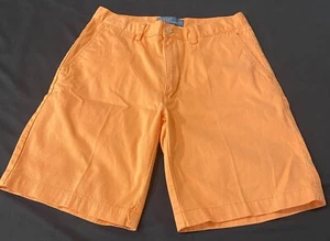 Polo Ralph Lauren Mens 31 Chino Shorts Orange Prospect Chino Flat Front Size 31 - Picture 1 of 14