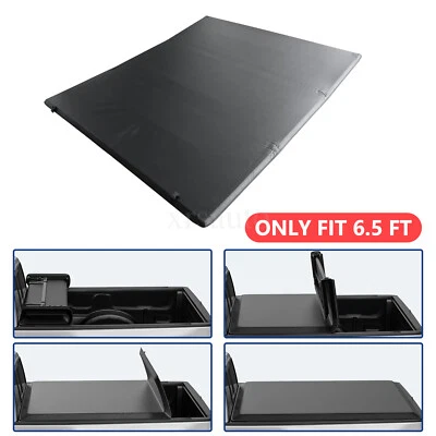 6.4Ft 6.5Ft Quad Fold Tonneau Bed Cover For Dodge Ram 1500 2500 3500 2002-2023 Foto 1 de 4