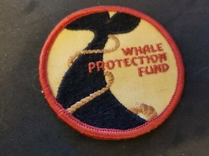 Whale Protection Fund Patch unused 3" Ocean Conservancy  - Picture 1 of 2