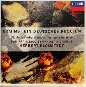 Brahms, Blomstedt : Ein Deutsches Requiem (CD 1995 London) *Rare* *Very Good* - Imagen 1 de 2