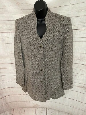 Set of 2 pcs Casual Corner Beige-Black Color Size 6: Blazer & Skirt  - Image 1 of 4