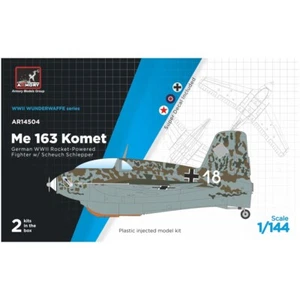 Armory Models AR14504 Maßstab 1/144 Messerschmitt Me163B Komet mit Scheuch Schlepper - Bild 1 von 24