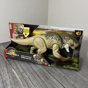 New Jurassic World Rebirth 2025 Distortus Rex Rumble'n Rampage 22in IN HAND - Picture 1 of 24