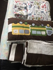 Pottery Barn Mix & Match Baustelle Doppel Boden Laken Bettbezug Set - Bild 1 von 6