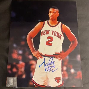 MONTY WILLIAMS #2 Signed Autographed 8X10 Photo VTG NEW YORK KNICKS - Picture 1 of 4
