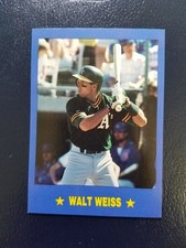 Walt Weiss Oakland A's 1989 Action Superstars Pacific Cards Comics S1 #5 NM