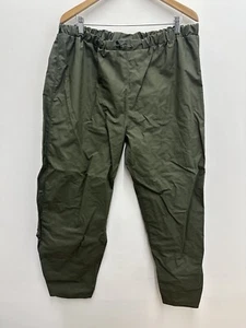 Helly Hansen Work/Wear Green Waterproof Rain Shell Pants Mens XXL 2XL - Picture 1 of 9