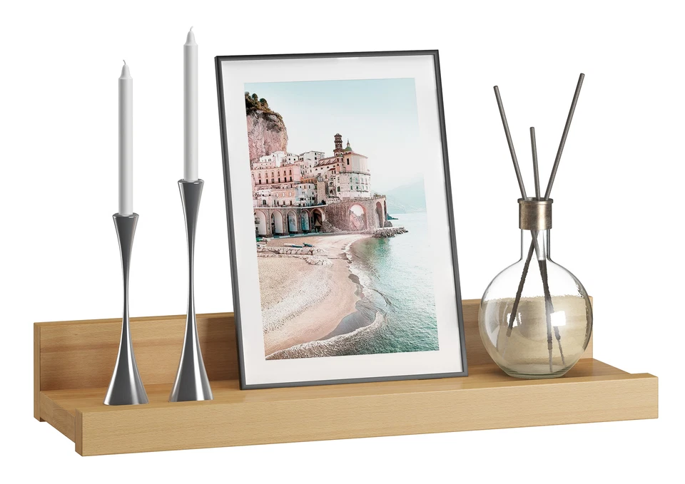 Bucheablage Regal Fotoleiste für Bilder Bücher - drei verschiedenen Längen - Bild 1 von 1