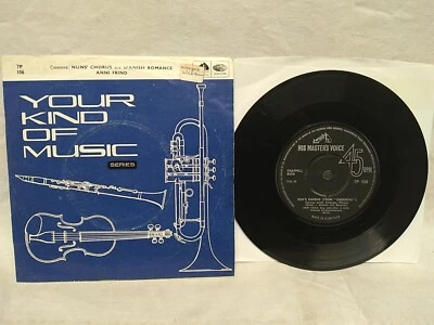 Anni Frind Spanish Romance / Nun's Chorus 45 RPM His Masters Voice 7P 106 IMPORT - Image 1 of 4