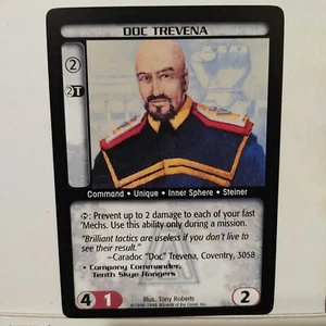 BATTLETECH CCG --- ARSENAL -- DOC TREVENA -- NM / MINT - Foto 1 di 1