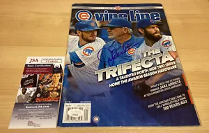 Joe Maddon Chicago Cubs WS Autographed Signed 2016 January Magazine Vine JSA COA - Picture 1 of 12