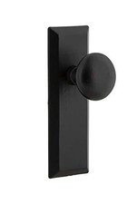 UPC 640697573168 product image for Ageless Iron Keep Plate Single Dummy with Keep Knob in Black Iron - Universal... | upcitemdb.com