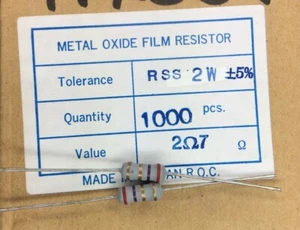 RSS2-5%-2.0 NIKKO METAL OXIDE RESISTOR 1K PIECES - Picture 1 of 1