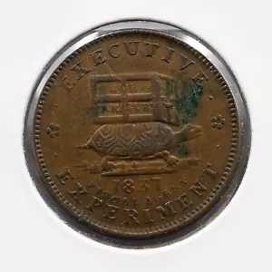 1837 Gettone Tempi Duri "Esperimento Esecutivo" (L0652) - Foto 1 di 2