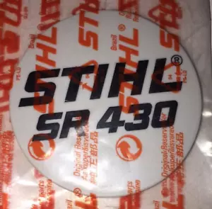 Brand new Genuine Stihl 4244-967-1500 Model Plate SR 430 - Picture 1 of 2