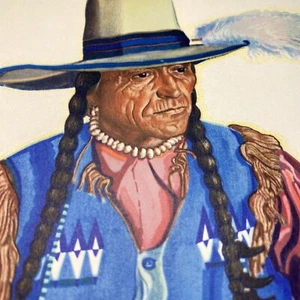 Blackfeet Modern Kainahs impresión india pluma Reiss años 40 - Imagen 1 de 16