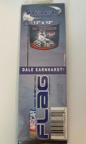 NASCAR Hood Shaped Mini Flag - Dale Earnhardt - 13" x 12" - New in package Cover