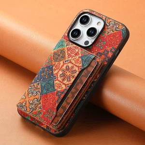 Suitable for Iphone 16/15/14 plus Premium Floral Totem Cork Phone Case for Iphon - Picture 1 of 15