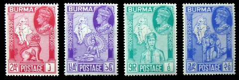 BURMA 1946 Victory (4) U/M DW660 Cover