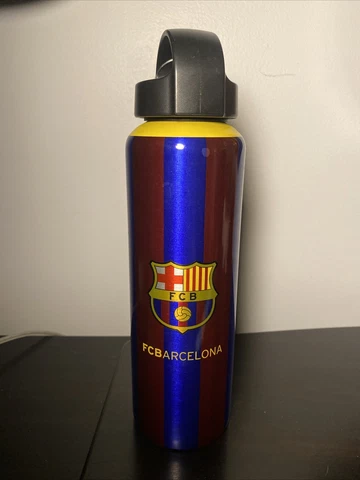Alusport Lionel Messi #10 FC Barcelona Aluminum Water Bottle 0.6L Cover