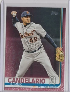 JEIMER CANDELARIO 2019 Topps Series 1 PINK Parallel TIGERS 03/50 - Picture 1 of 2