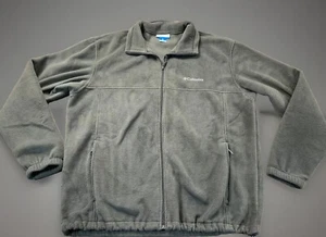 Columbia XL grau Full Zip weiche Polyester Jacke Herren - Bild 1 von 11