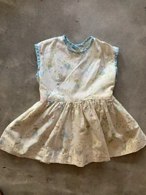 Vestido estampado novedad vintage años 50 niñas talla 9-12 meses Foto 1 de 4