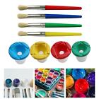 Paint Cups And Paint Brushes 4Pieces Kids Suit Painting Cup Brush Tool Painting